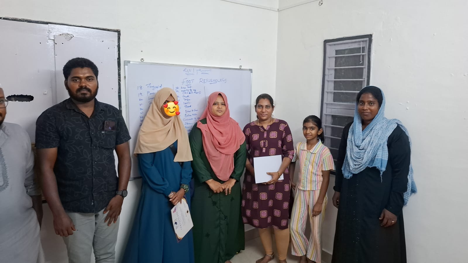 Graduating students receiving certificates at Balance & Bliss Academy Madurai