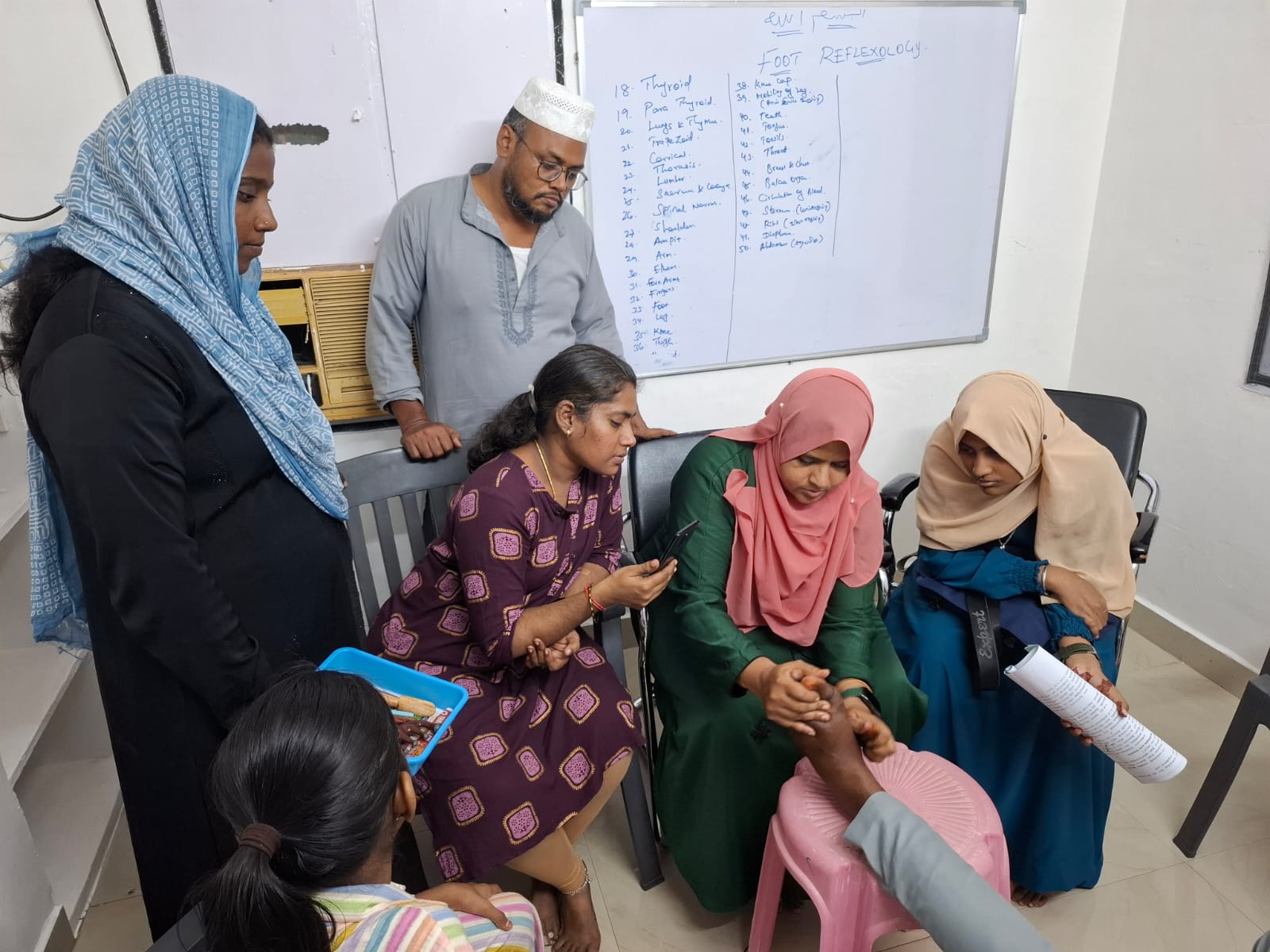 Clinical technique training at Balance & Bliss Academy